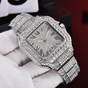 MOISSANITE Watch Iced Hip Hop